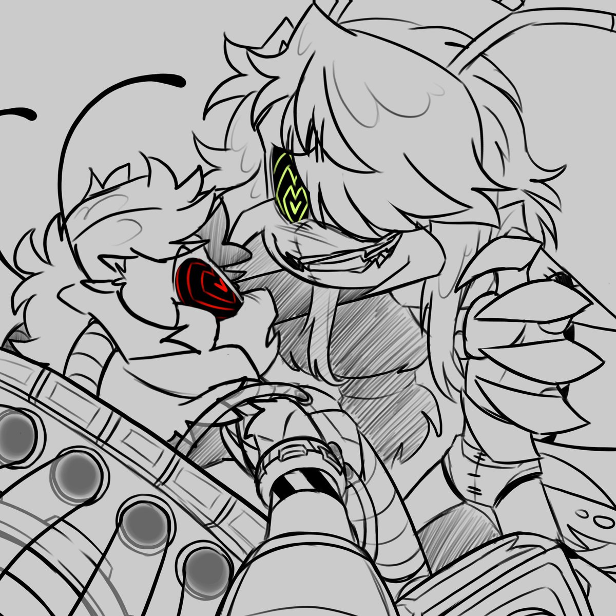 Quick sketch
#quincythemantis #noxthewasp #sonictwt