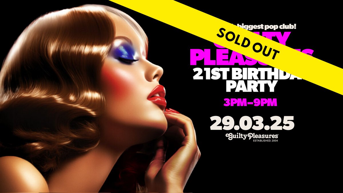 🤩 All tickets for our 21st Birthday Daytime Disco have now sold out. Please only buy resale tickets via the Dice or Koko Waiting Lists.
Any Facebook or Instagram posts offering tickets are almost always a scam.

Full line up will be announced shortly 
See you on Sat 29th. 😘