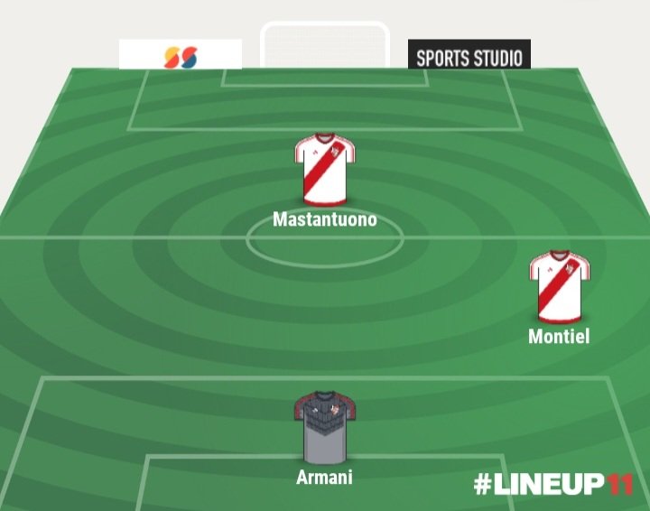 Este es el 11 de River actualmente
