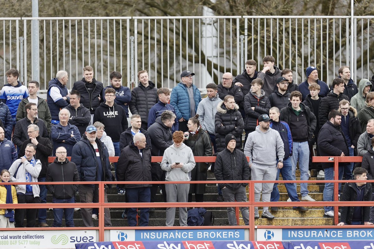 TheGillsFC's tweet image. 3️⃣5️⃣1️⃣ visiting fans were in attendance at the Wham Stadium today. We thank you for your fantastic support 💙

#Gills