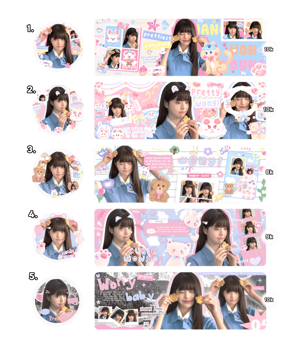 hanfornoah's tweet photo. help repost please? thank you 𖹭

hayii, aku bawa layout ready stock Wonyoung foto terbaru yang cantik cantik inii! 💙💖 Yuk yang cari layout rs Wony, boleh mampir sambil mam sahur <3 free retext NAMA, ava PNG only &amp; via QRIS!

#zonauang #zonaba x https://t.co/5zBNtA4ujW