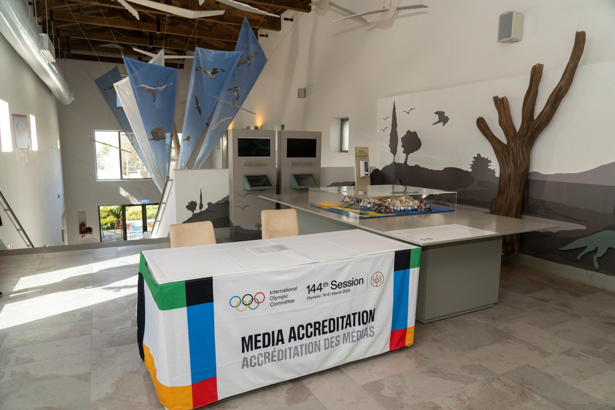 ChKlaue's tweet image. Getting ready for the 144th #IOCSession in Greece. The media centre in Costa Navarino is almost set up. It will open on Monday. The Session will open on Tuesday in Ancient Olympia before the meetings will begin on Wednesday with the election of the IOC President held on Thursday.