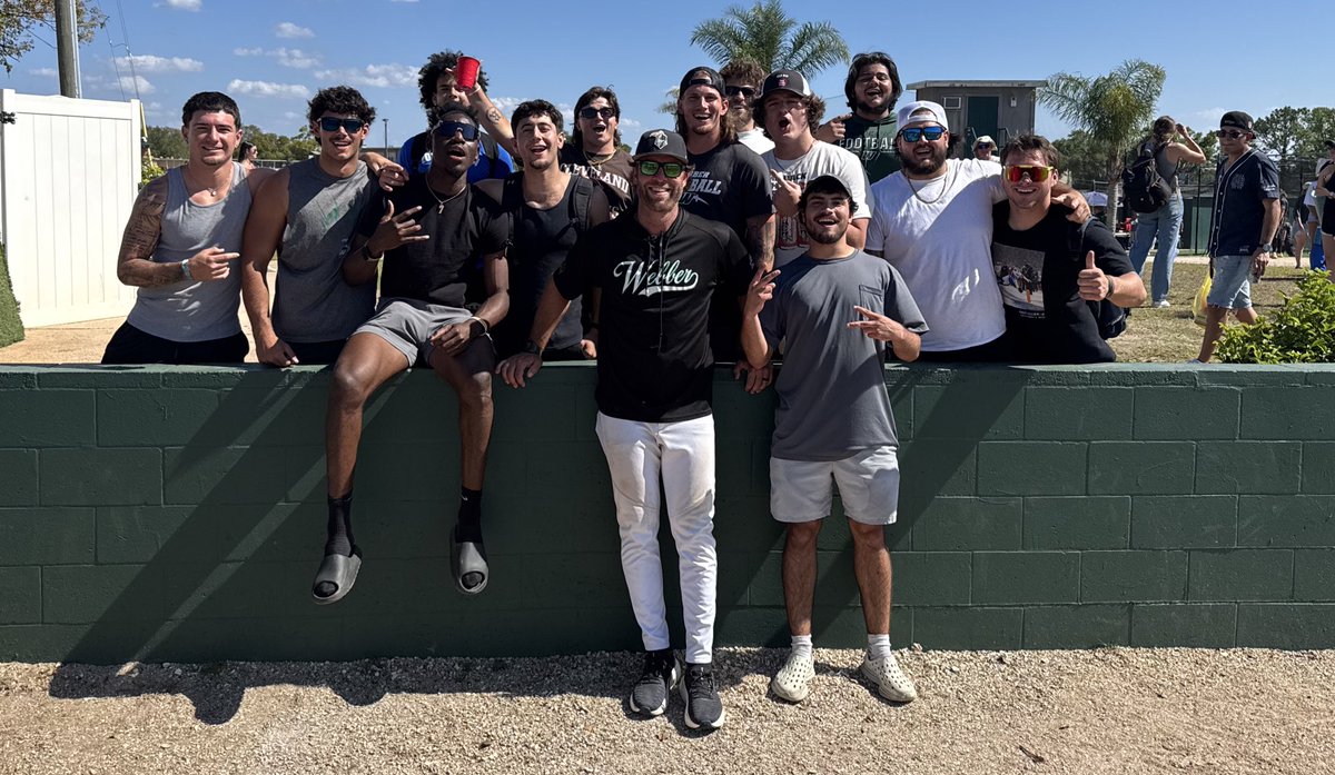 Thanks for the support today⚔️ <a href="/WebberFB/">Webber Int'l University Football</a>