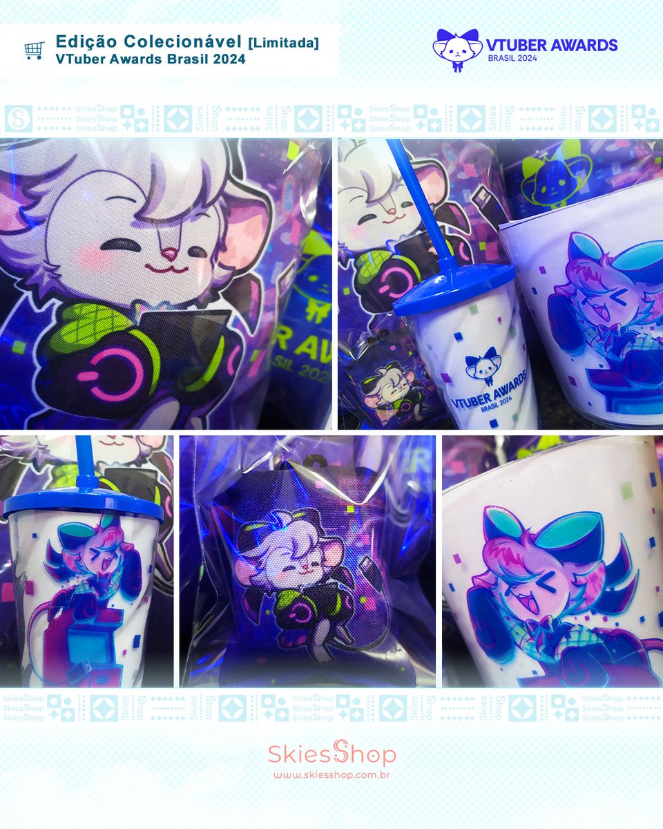skiesshopbr's tweet photo. 📣 ÚLTIMOS DIAS para adquirir os produtos colecionáveis @AwardsVtuber (edição limitada) 🐭🕹🍿

Aproveite para completar a sua coleção com os itens dessa edição da incrível e maior celebração #VTuberBR 💌
🛒 Disponível até 31/03/25
🔗 Link abaixo

_
#SkiesShop #VAB #VAB24 #VTuber https://t.co/r0onCmj5w5