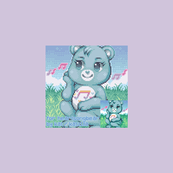 katz1lla's tweet photo. for heartsong bear🎵
#pixelart #pixelartist #furcadia #carebears https://t.co/T7wninN7dL