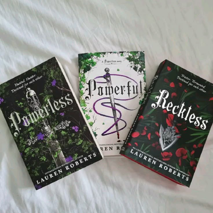 lizelriel's tweet photo. ₊⊹ the powerless trilogy - lauren roberts https://t.co/moRQPqBv2p