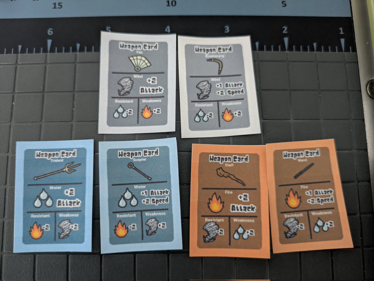 phoenixquestcg's tweet photo. Depending on the Weapon you choose will depend on which Weakness and Resistance your character will have.

All 9 Elements fit into 3 separate Categories,

1. Strength Category: Slash, Strike and Pierce.
2. Elemental Category: Wind, Fire and Water.
3. Spiritual Category: Light... https://t.co/Oi9qPARLix