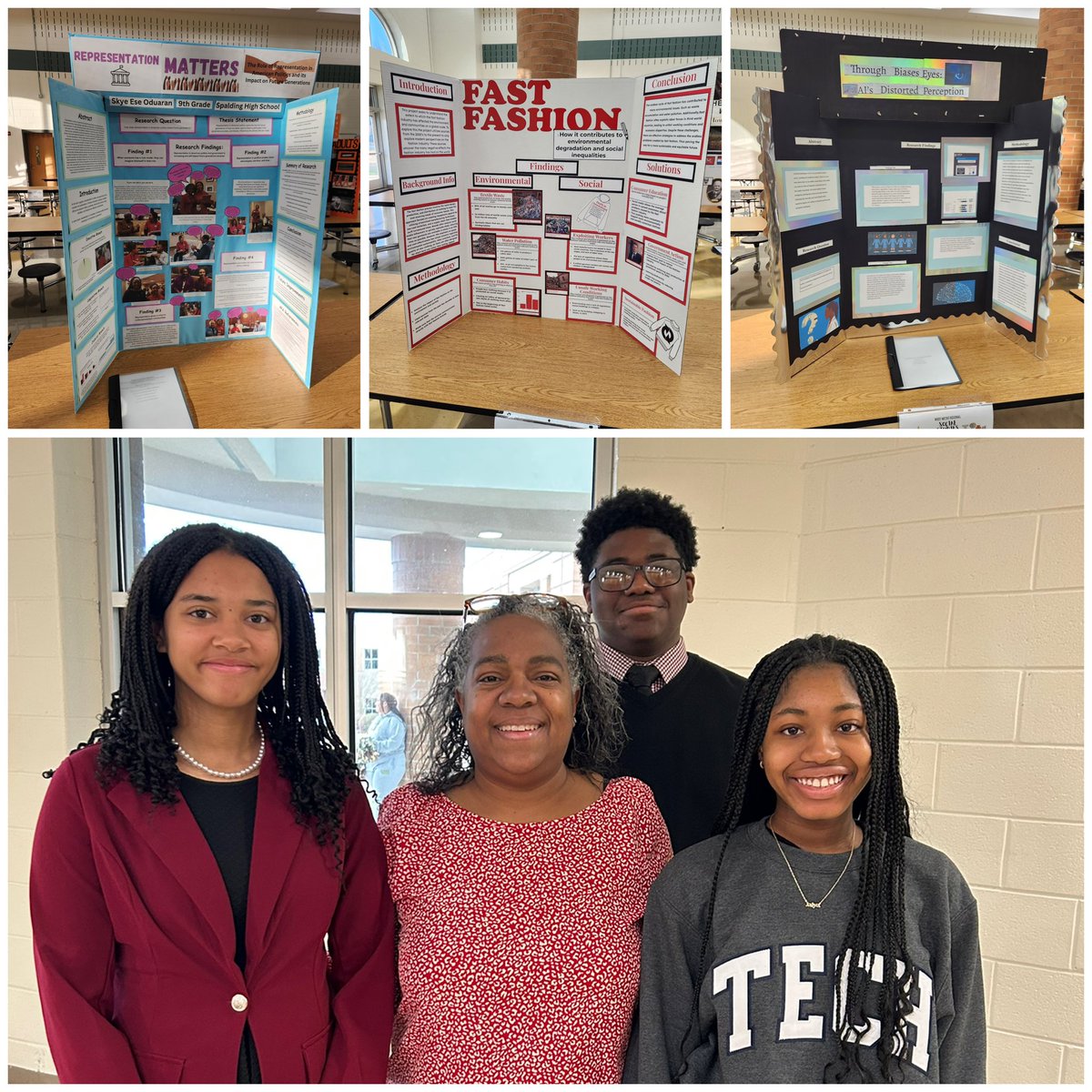 It’s always a great day to support my students!! Regional SS Fair and two are headed to STATE!! Congratulations to all of them for a job well done! Huge shoutout to our <a href="/GSCS_SocStudies/">Griffin-Spalding County Schools Social Studies</a> Coord for always showing up for our <a href="/SpaldingHigh/">Spalding High School</a> Jags! #ProudAP