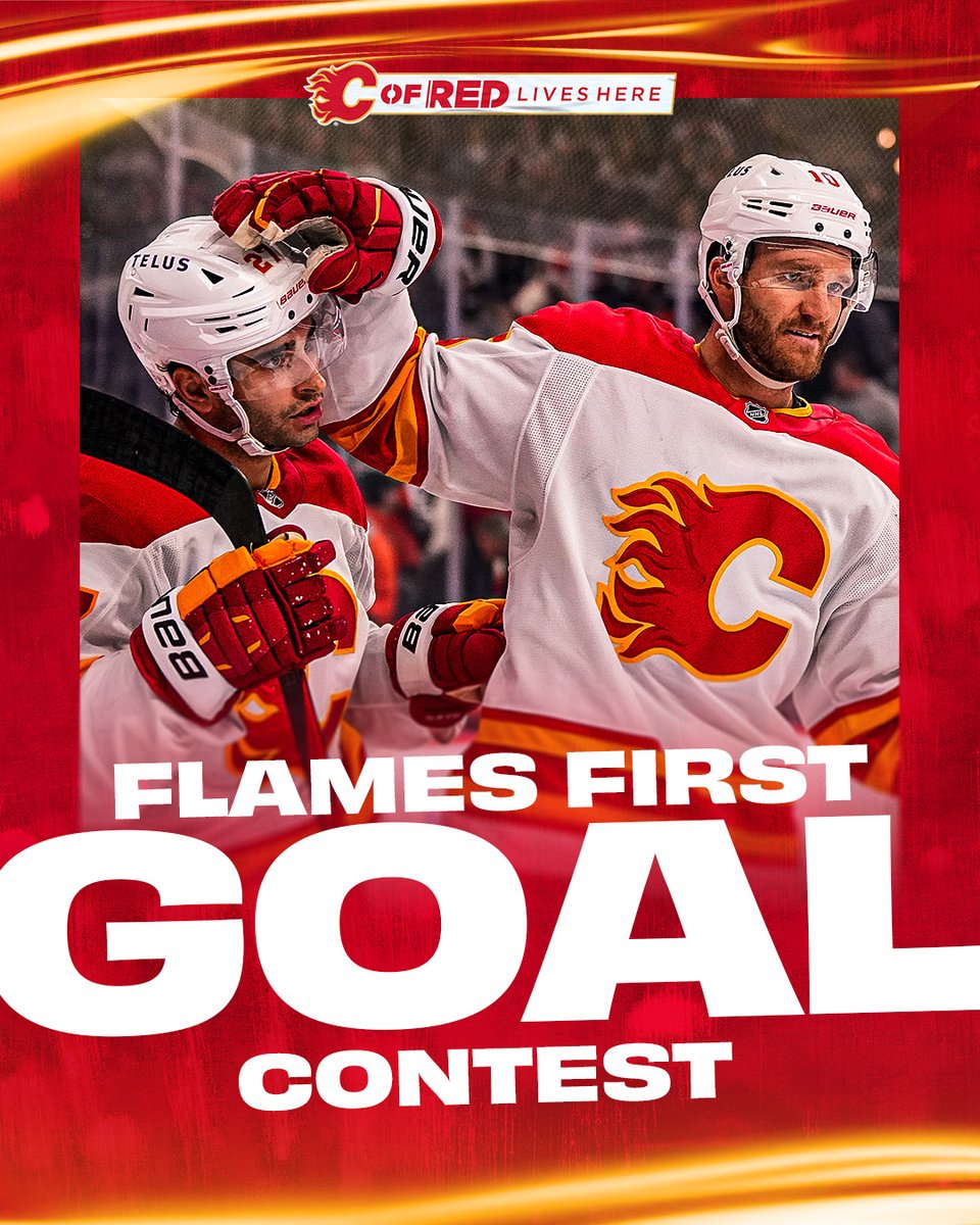 Wanna win a pair of tickets to our Mar. 25 game vs. Seattle?

Tell us which Flame is opening the scoring this evening and use the hashtag #Flames1stGoal for a chance to win!

A winner will be selected at random from the correct responses.