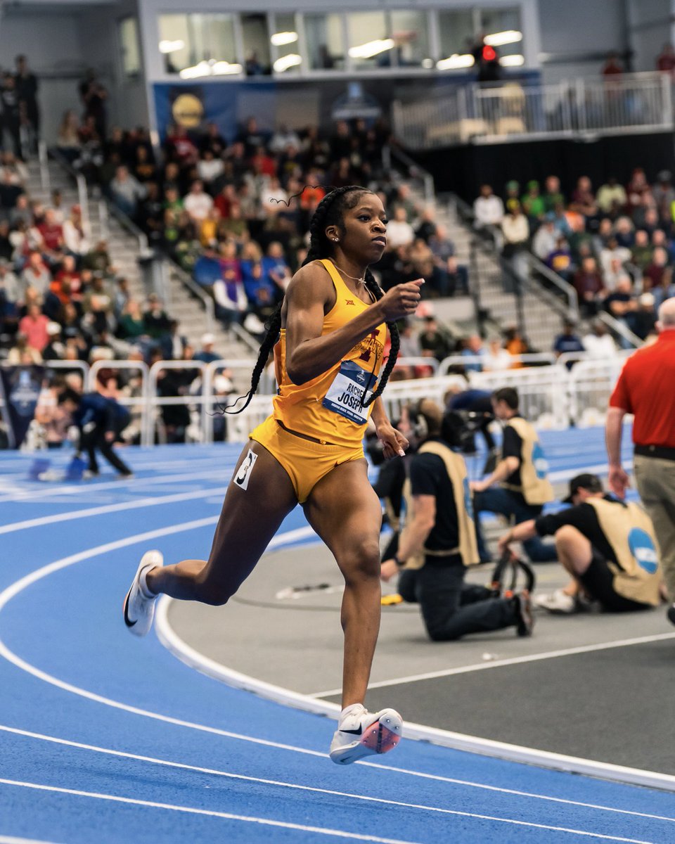 The one and only. 

Rachel Joseph is the first woman in Iowa State history to earn First Team All-America in the indoor 400. 

#CycloneSZN