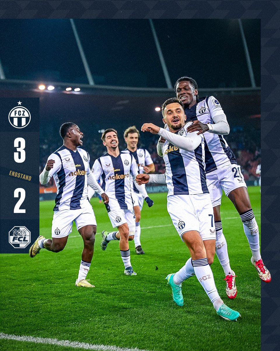 𝟑:𝟐! Die drei Punkte bleiben in Zürich! 💪💪💪🔵⚪️

#fcz