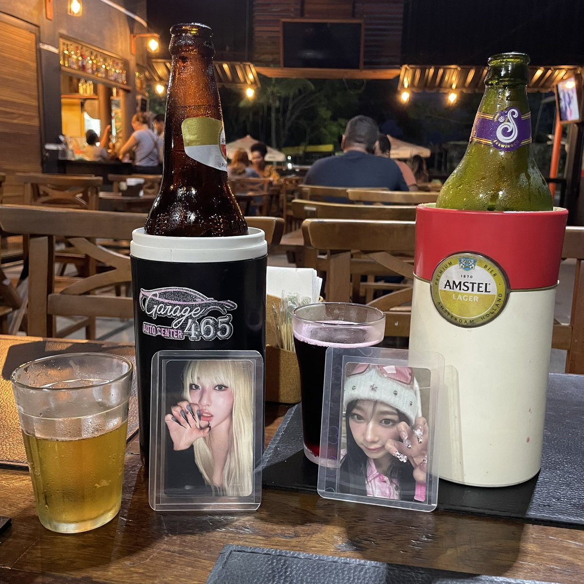 aerisuzy's tweet image. date com minha namorada ela cerveja ningning e eu vinho giselle