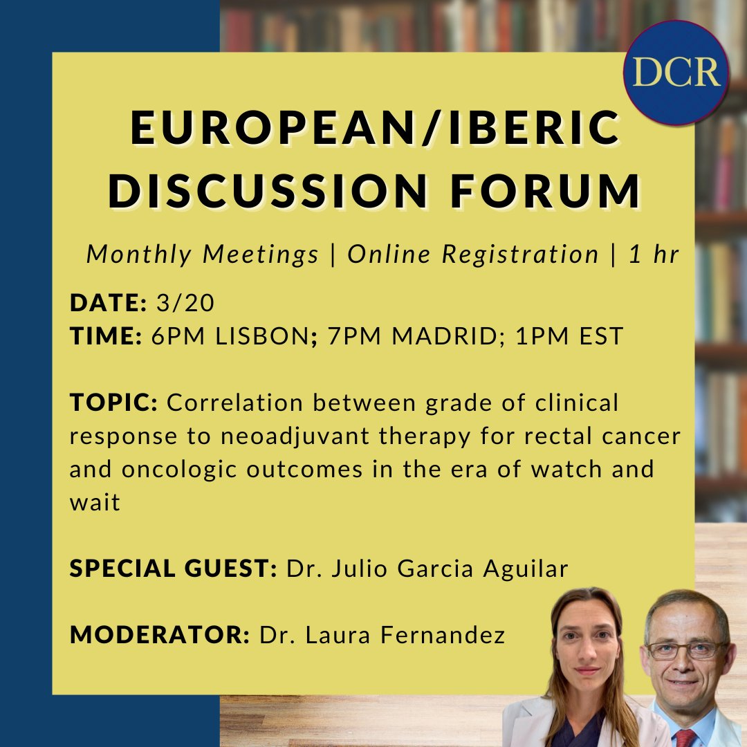 #DCRJournal European Discussion Forum is BACK for March! See details below and be sure to register today: bit.ly/41Benzx