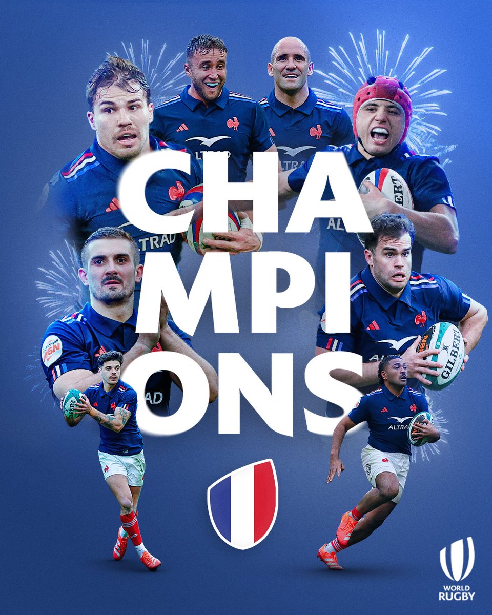 World Rugby (@worldrugby) on Twitter photo Home soil. Saturday night. MEN'S SIX NATIONS CHAMPIONS.
It's a night to remember in Paris! 🇫🇷
#GuinnessM6N | <a href="/FranceRugby/">France Rugby</a> Home soil. Saturday night. MEN'S SIX NATIONS CHAMPIONS.
It's a night to remember in Paris! 🇫🇷
#GuinnessM6N | <a href="/FranceRugby/">France Rugby</a>