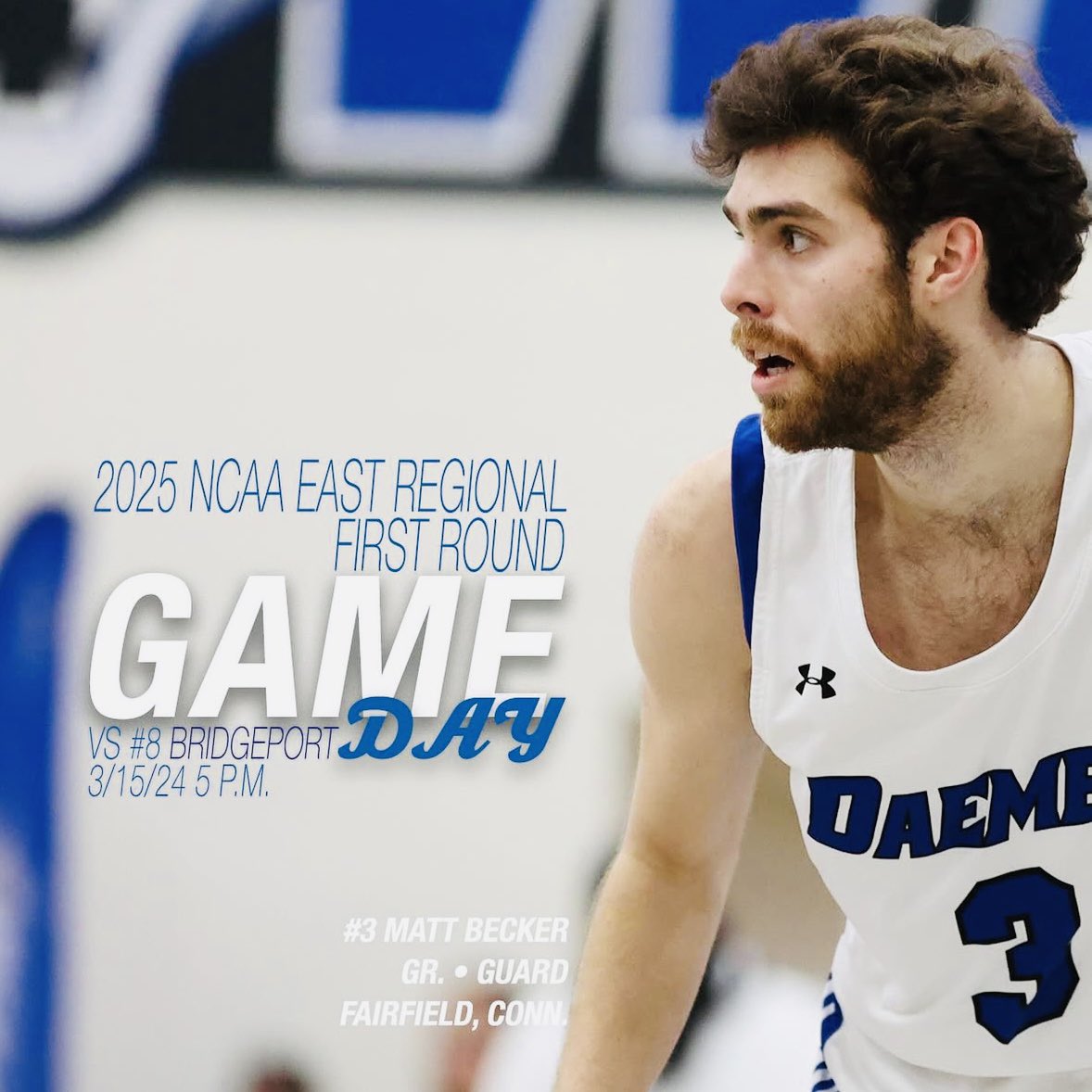 PTT_Hoops's tweet photo. Good luck to #PTTHoops alum Matt Becker in the 1st round of the #NCAA D2 Tourney.  After a helluva career and winning a NE10 title at Saint Anslem, Becker joined the Daemen program as a graduate transfer and has led the Wildcats to a #1 ranking nationally and top seed! #PTTfam🤝 https://t.co/KBGJop1MaG