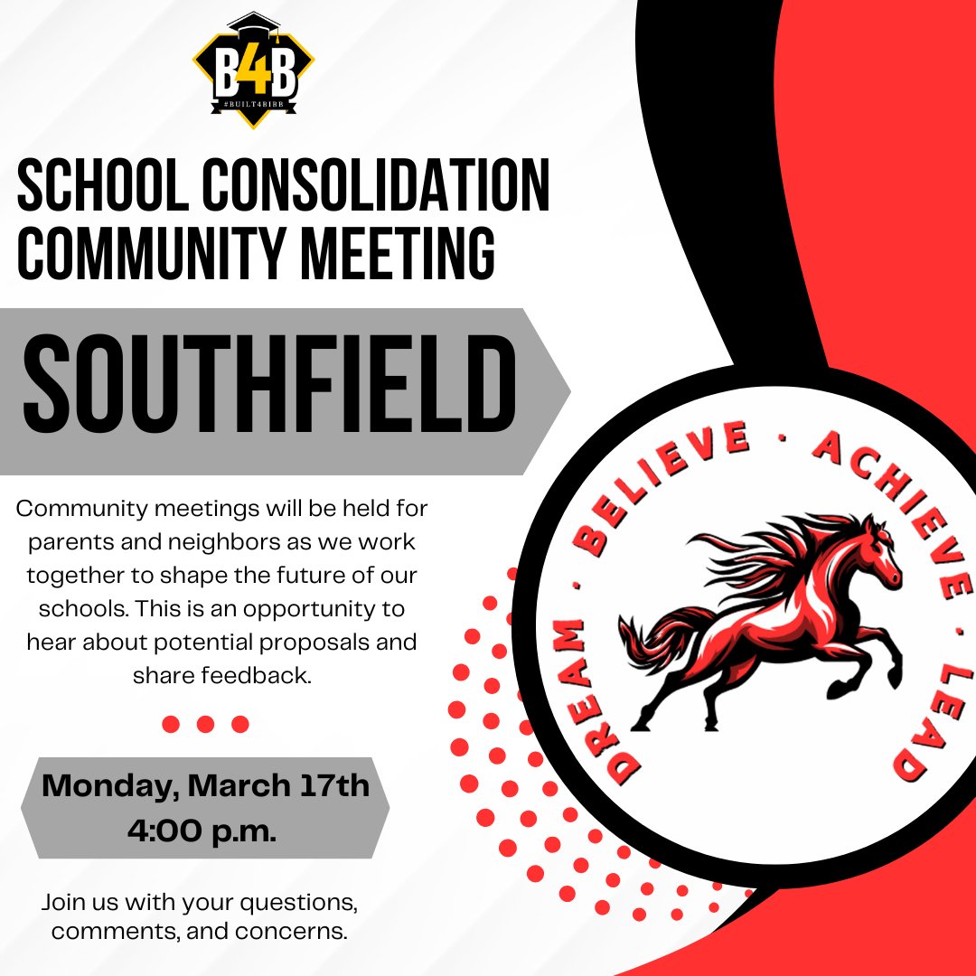 Southfield Elementary (@southfieldelem1) on Twitter photo Calling all Stallion Parents, Guardians, and Community Members! Join us and share your comments, questions, and concerns with district leaders on Monday, March 17th at 4:00 p.m. Your voice matters! #StallionsLEADtheWAY <a href="/BibbSchools/">Bibb County Schools</a> Calling all Stallion Parents, Guardians, and Community Members! Join us and share your comments, questions, and concerns with district leaders on Monday, March 17th at 4:00 p.m. Your voice matters! #StallionsLEADtheWAY <a href="/BibbSchools/">Bibb County Schools</a>