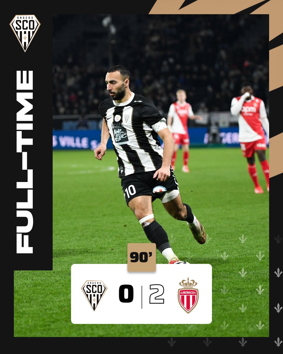 ⏱ 90’

⏹️ Full-time.

A tough result that doesn't reflect the fighting spirit shown by our players 😕

Now it's time for the international break before hosting Stade Rennais 🤝