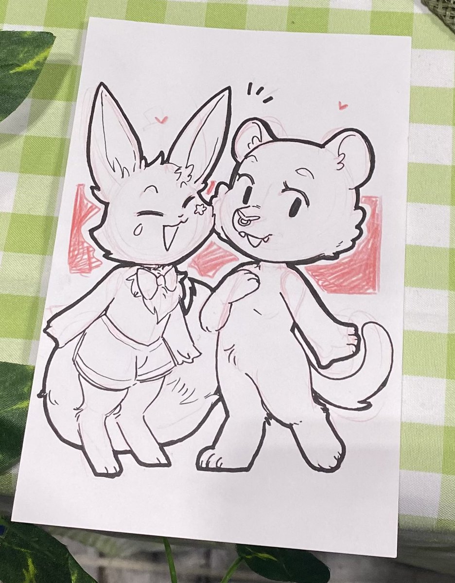 Cute comm with <a href="/Verticalcraze/">Craze ✨🏝️</a> 

🎨: <a href="/Nammi_art/">Nami</a>