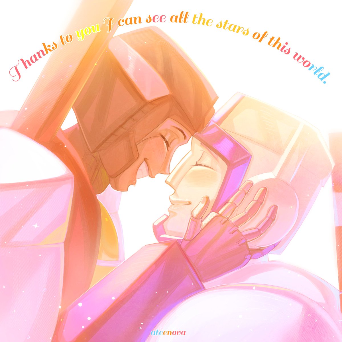 varenyevar's tweet photo. please just let them be happy... 🥹

#transformers #tf #starscream #jetfire #skyfire #skystar https://t.co/5qElubLS0Q