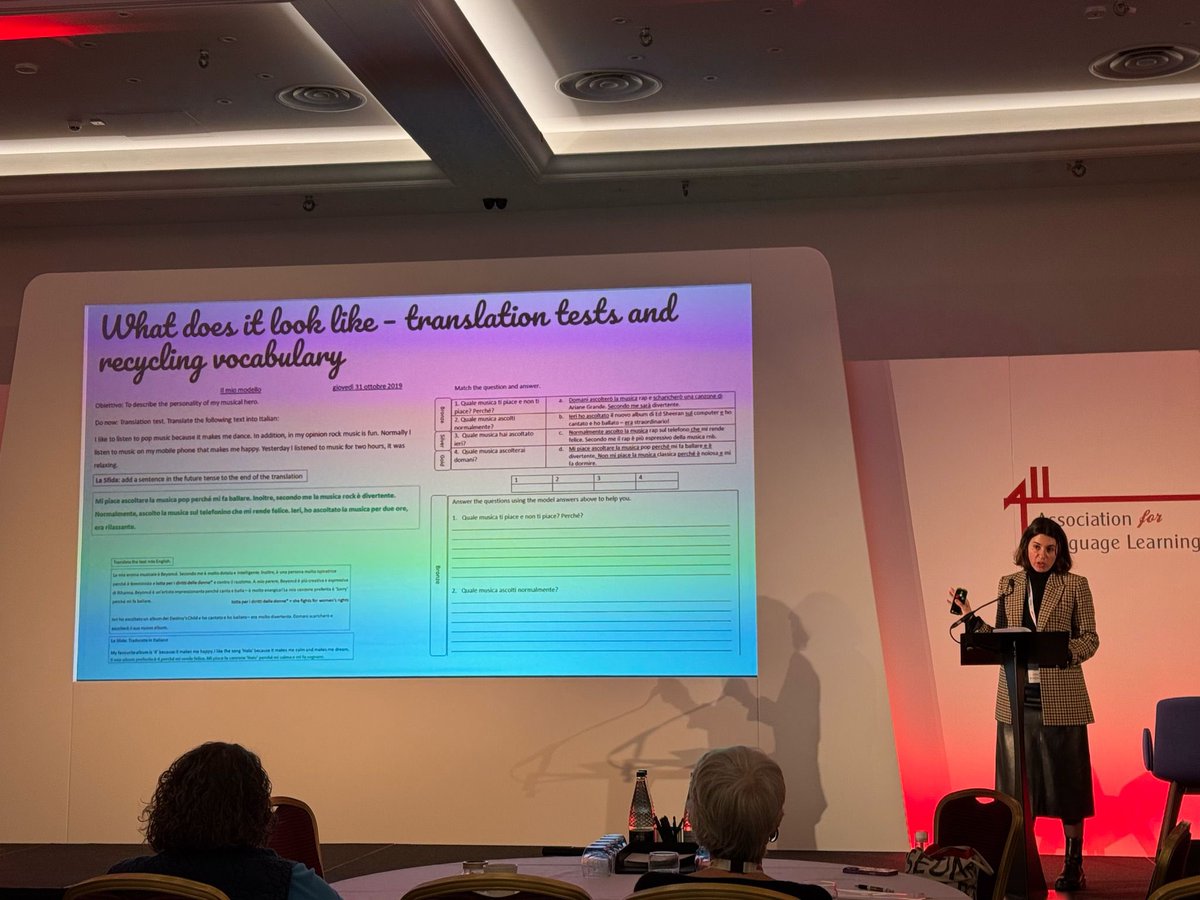 Natascia Servini (@msservini) on Twitter photo What a pleasure to present at Language World this morning on curriculum sequencing to maximise engagement and progress. Itโs been a few years but always such a friendly crowd, great sharing of ideas and brilliant sessions #LW2025 #all4language #mfltwitterati <a href="/ALL4language/">ALL Languages</a> What a pleasure to present at Language World this morning on curriculum sequencing to maximise engagement and progress. Itโs been a few years but always such a friendly crowd, great sharing of ideas and brilliant sessions #LW2025 #all4language #mfltwitterati <a href="/ALL4language/">ALL Languages</a>