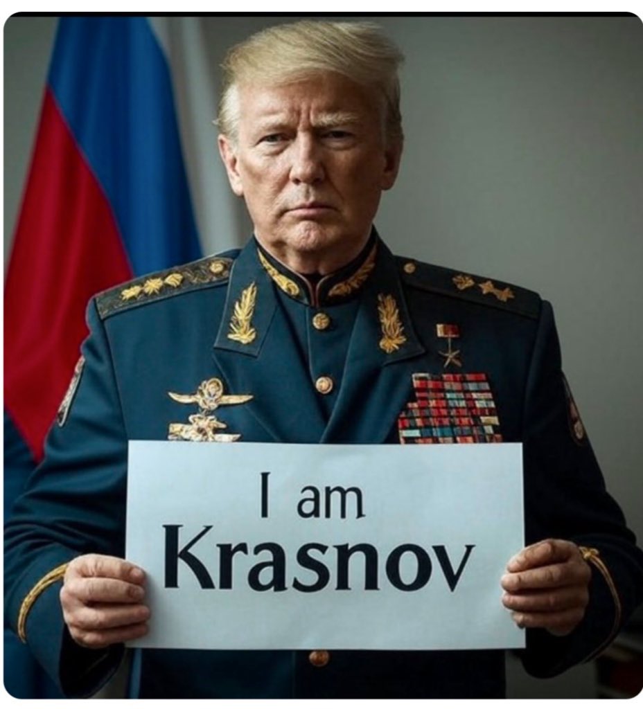 AlexisCeule's tweet photo. @opfascism @Dumfukdetector @POTUS “Hey @POTUS , you’re fired!@
#IdesOfTrump
Russian Asset Krasnov.
#krasnovTRUMP https://t.co/LIq87NmUfG