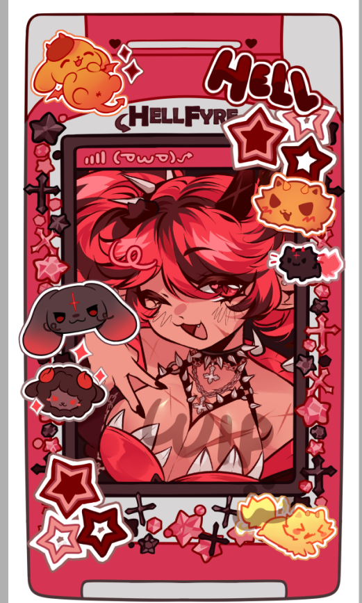 little wip of my buiznezz cards!! :o