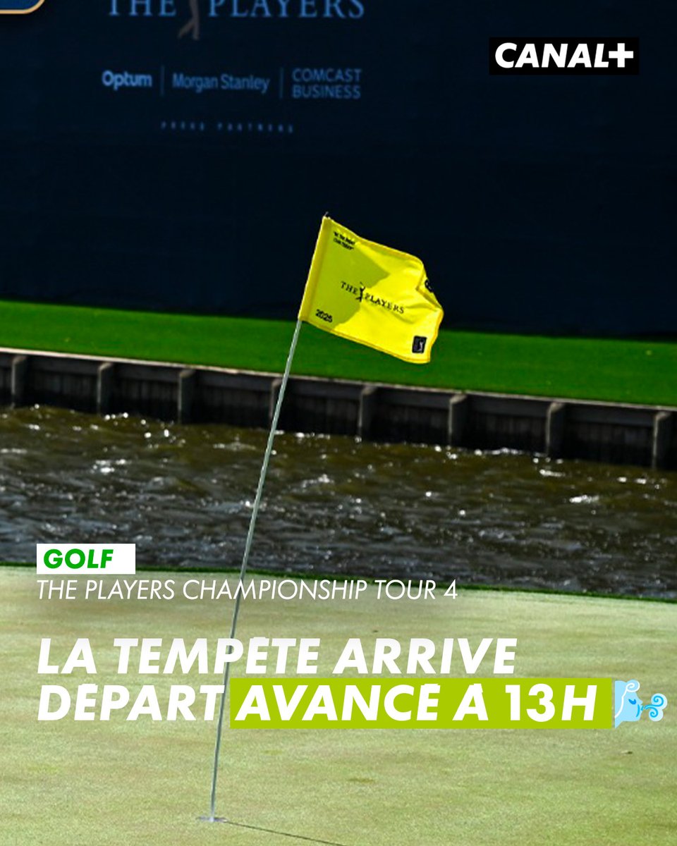 En raison des mauvaises conditions météorologiques prévues dimanche après-midi, les parties partiront à partir de 13h (HF) 🎥 sur GOLF+
