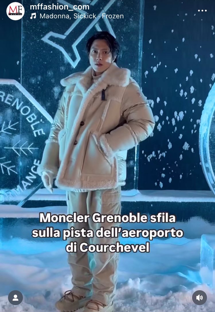 nonsweetie1's tweet photo. やまぴー😆💜
イベントは #moncler グレノーブル
ショーだったのですね
https://t.co/oGbGNdExTV
アルプスの心臓部で行われるって記事
で見たけど、なんて幻想的👍✨🍀
雪の王子様みたいな山P👑寒い中❄️
お疲れ様でした🥰
#山下智久🫶#TomohisaYamashita🤍
#MonclerGrenoble #Mffashion💫 https://t.co/DE8jFQNk2K