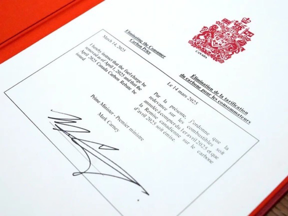 denisebatters's tweet photo. Attn. Carney/Trudeau fans: 
This prop page is most decidedly NOT an Order in Council and is not a legal instrument to effect a change to a 206-page Act of Parliament. 

Signed,
Senator Denise Batters, K.C.
(until prorogation, Deputy Chair of the Standing Senate Committee on Legal and Constitutional Affairs)