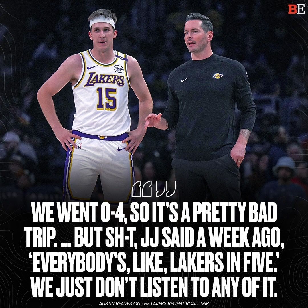 Austin Reaves isn’t letting the Lakers’ recent slump affect his outlook on the season 👏