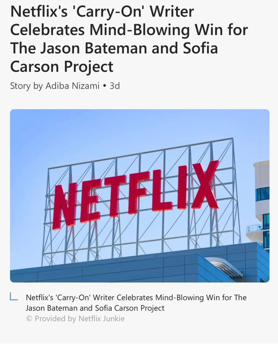 CARRY ON IS THE #2 FILM OF ALL TIME.
In the history of Netflix.

Words will never suffice.

Thank you for taking off on this extraordinary journey with us.

My heart is YOURS.

Thank you my <a href="/netflix/">Netflix</a> family. Forever. It's an honor to make films with you.

♥️✈️