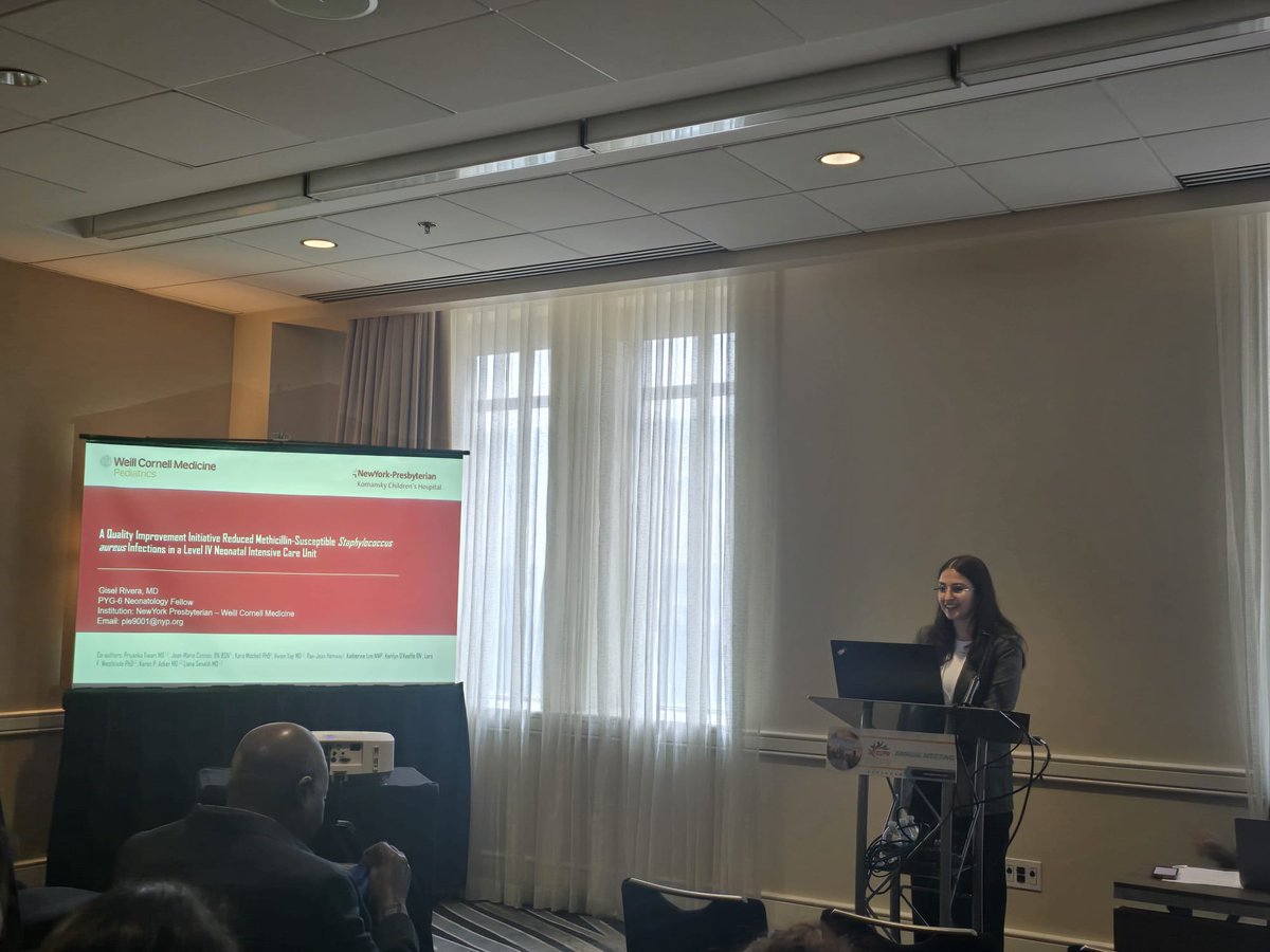 Vivien Yap (@vyapmd) on Twitter photo Dr Gisel Rivera presenting her work on decr MSSA/MRSA in L4 NICU! <a href="/WCMpeds/">Weill Cornell Pediatrics</a> <a href="/crmartin90/">Cami Martin</a> <a href="/jayasreenairneo/">Jayasree</a> <a href="/seanmcullen/">Sean Cullen, MD/PhD 🏳️🌈</a> Dr Gisel Rivera presenting her work on decr MSSA/MRSA in L4 NICU! <a href="/WCMpeds/">Weill Cornell Pediatrics</a> <a href="/crmartin90/">Cami Martin</a> <a href="/jayasreenairneo/">Jayasree</a> <a href="/seanmcullen/">Sean Cullen, MD/PhD 🏳️🌈</a>