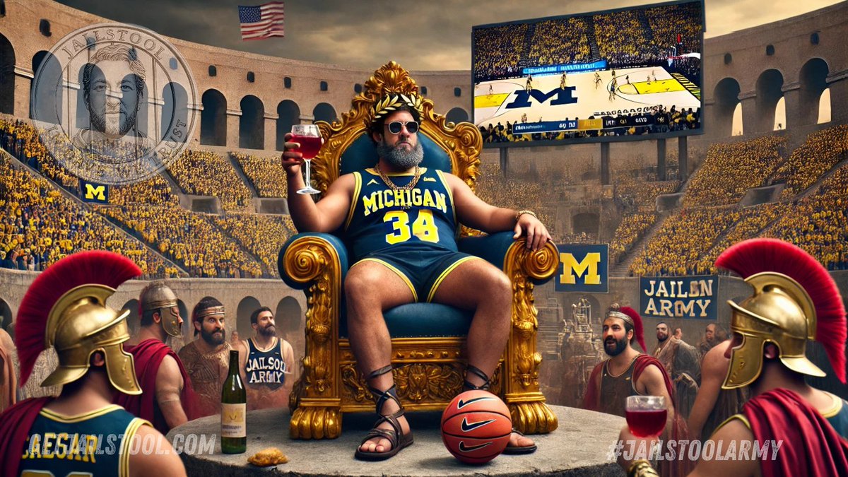 🚨🏛️ HUGE UPSET IN THE BIG 10! 🏀🔥

The JailStool Army has stormed the Colosseum and Crypto Caesar is FEASTING TONIGHT! 🍷👑

💥 Michigan takes down Maryland in a stunning semifinal victory! The weak hands doubted, the haters laughed, but MICHIGAN NEVER WAVERED! 💪⚔️

🏆 The