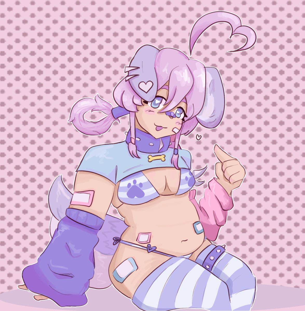 Art trade with <a href="/emchupup/">1 °</a> !!! 

i had so much fun drawing their oc, she is so cute!
₊˚⊹ ૮₍ ´ ꒳ `₎ა ♡₊ ⊹

lots of thanks to Emchu for this art trade! you should absolutely check out their part as well!