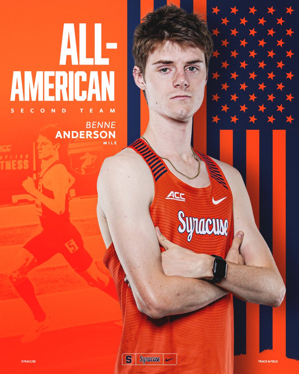 Well deserved All-America honors for Benne!

He takes ninth in the NCAA mile final, finishing in 3:57.63.