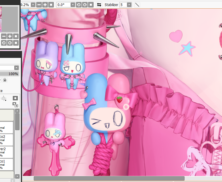 Shiaomuun's tweet photo. Trying hard to finish artwork but i cant concentrate on anything 😵‍💫 https://t.co/isYEylQ68r