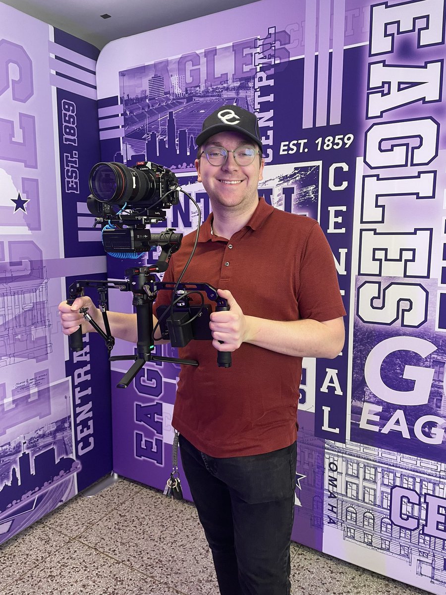 BoeckmanCHS's tweet image. Another media day in the books with Bradley, Ringlein, and @RomeForReal!!  

Had a great time showcasing Central Athletics #PurplePride