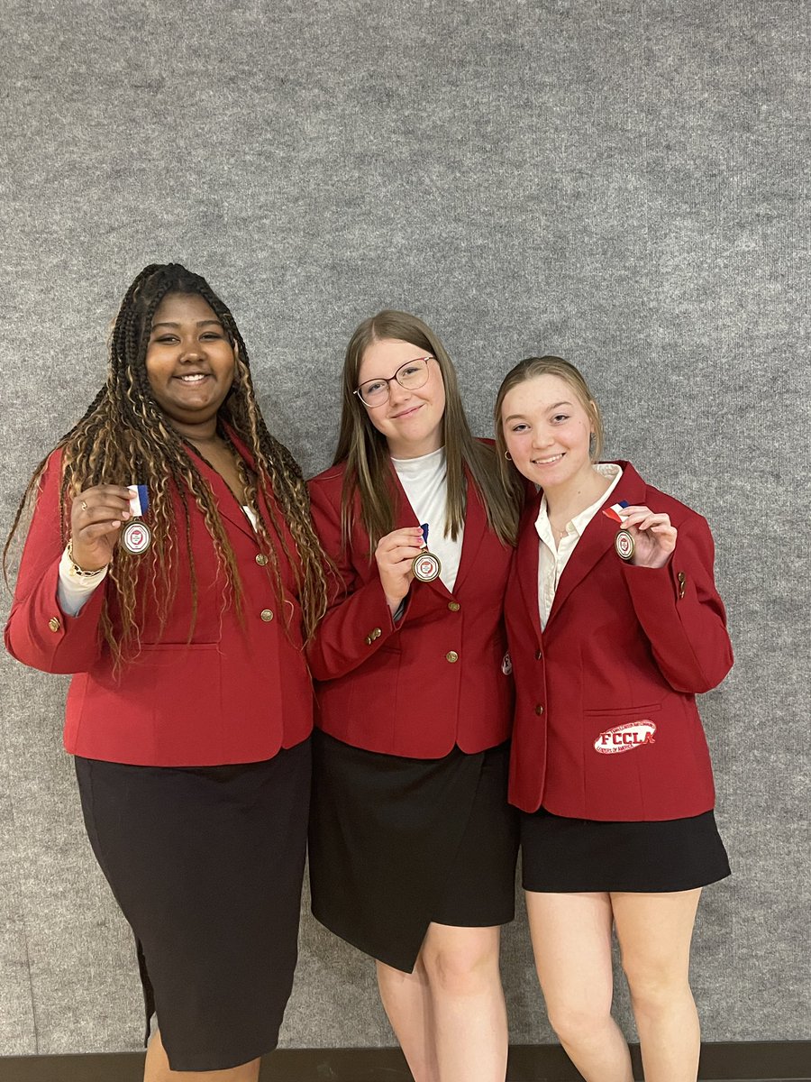 Regional FCCLA Competition 
3 Gold!!