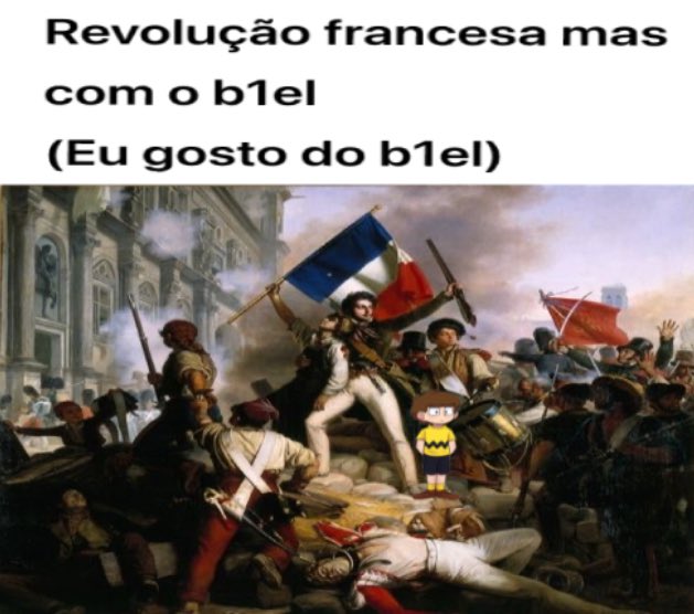 B1elTodoDia's tweet photo. Dia 7
Revolução francesa mas com o b1el (eu gosto do b1el)
(Perdão pq UMA CERTEZA PESSOA não fez o desenho de hj)
#b1el https://t.co/uMGPqdy6T1