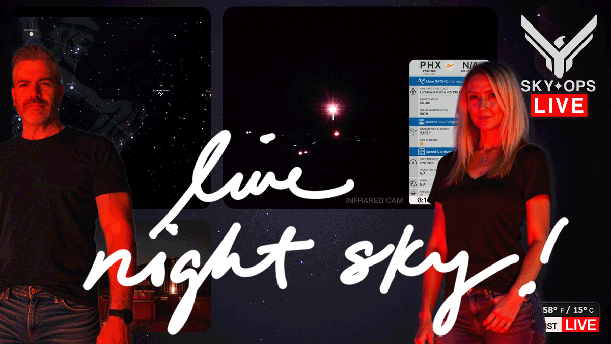 skyopslive's tweet photo. 🔴🚀 LIVE Tonight!🌌✨Join us for Night Sky Action + LIVE ATC from SkyOps HDQ on YouTube🔴
🕡 6:30 PM MST | Sat, March 15
🔭 Relaxing night ops under the stars
Don’t miss it—tune in for a chill, sky-high escape!🎥🌙#NightSky #Space https://t.co/Qf8HXivVKI