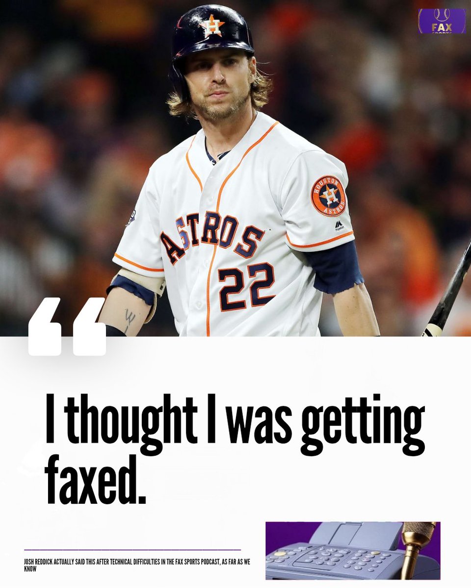 Josh Reddick on technical difficulties in the FAX Sports podcast