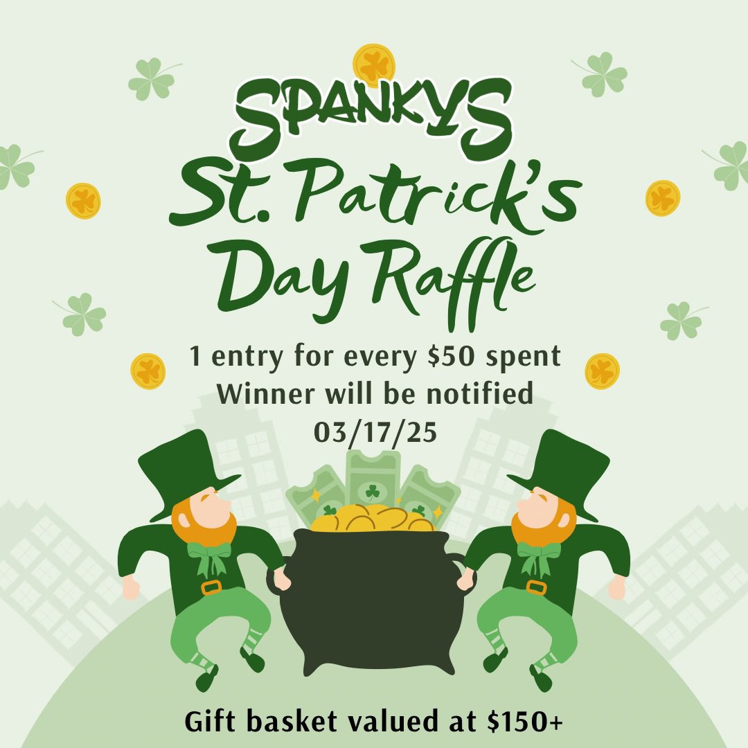 In store raffle. Don’t miss out.