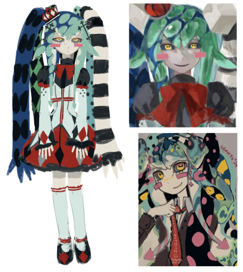 lobearta's tweet photo. not miku, he's my oc https://t.co/GokQfVYVBU