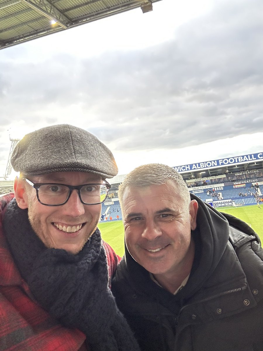 stebaker's tweet image. Buzzing to have met these 2 legends today 😍 #wba #aj #robbo