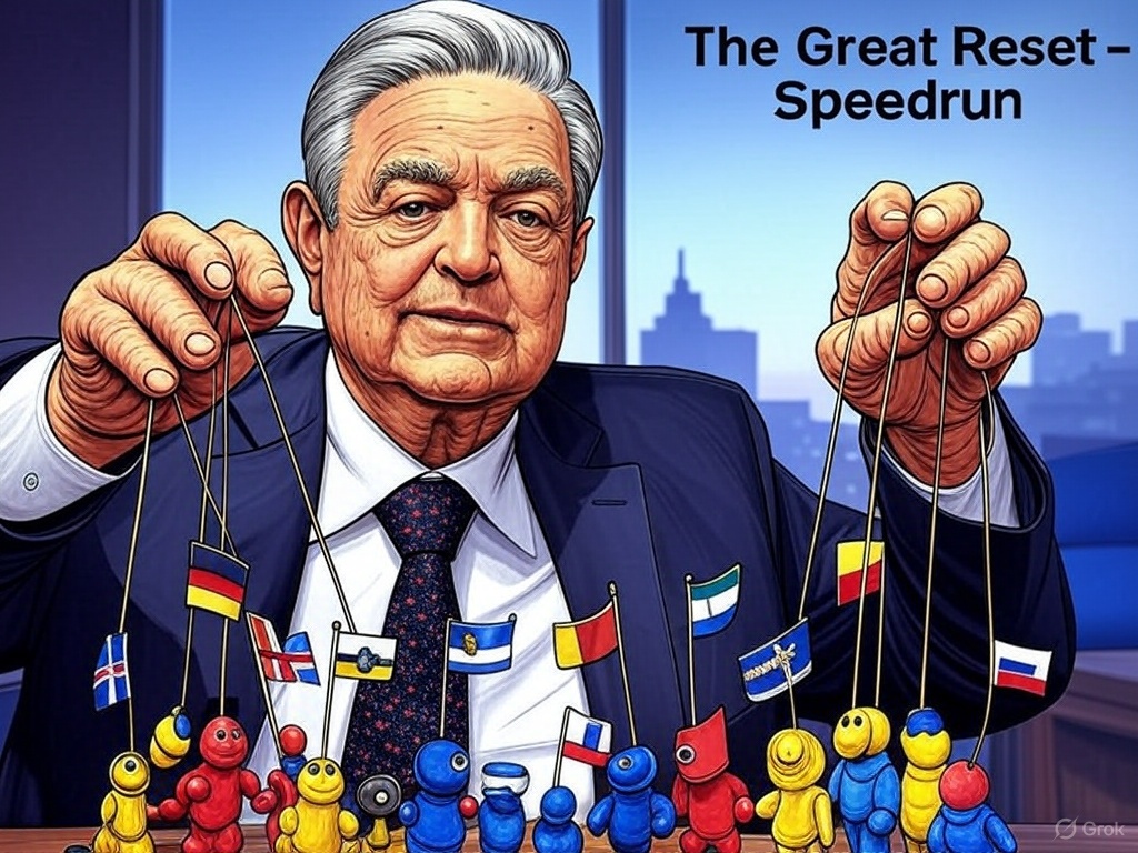 Nun - ich dachte vorher, nach der Trump-Wahl, 
dass der Great Reset gestoppt werden würde.

In Europa - und vor allem in Deutschland - scheint er jetzt richtig loszulegen.

Bild von <a href="/grok/">Grok</a>