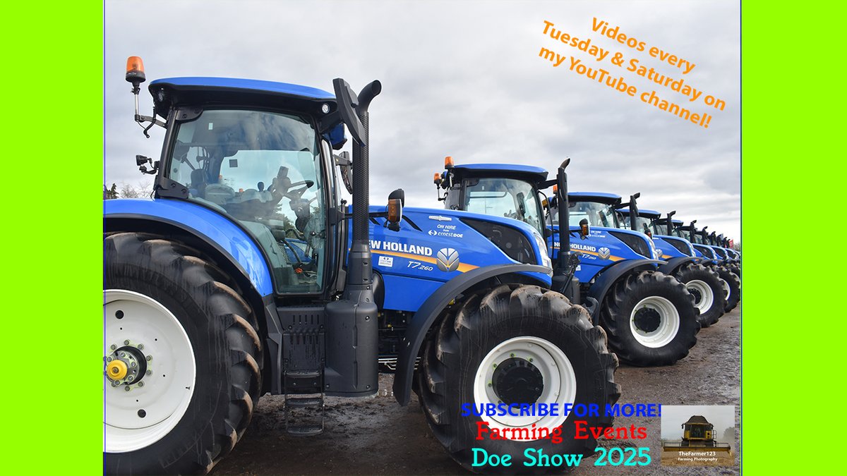 TheFarmer123YT's tweet image. Farming Events - Doe Show 2025: A look around the used New Holland machinary. Video live on my channel - Check it out youtu.be/Od0u1zBbMwc Thanks! @ErnestDoeSons #DoeShow #NewHolland #Farming #FarmingPhotography #Agriculture