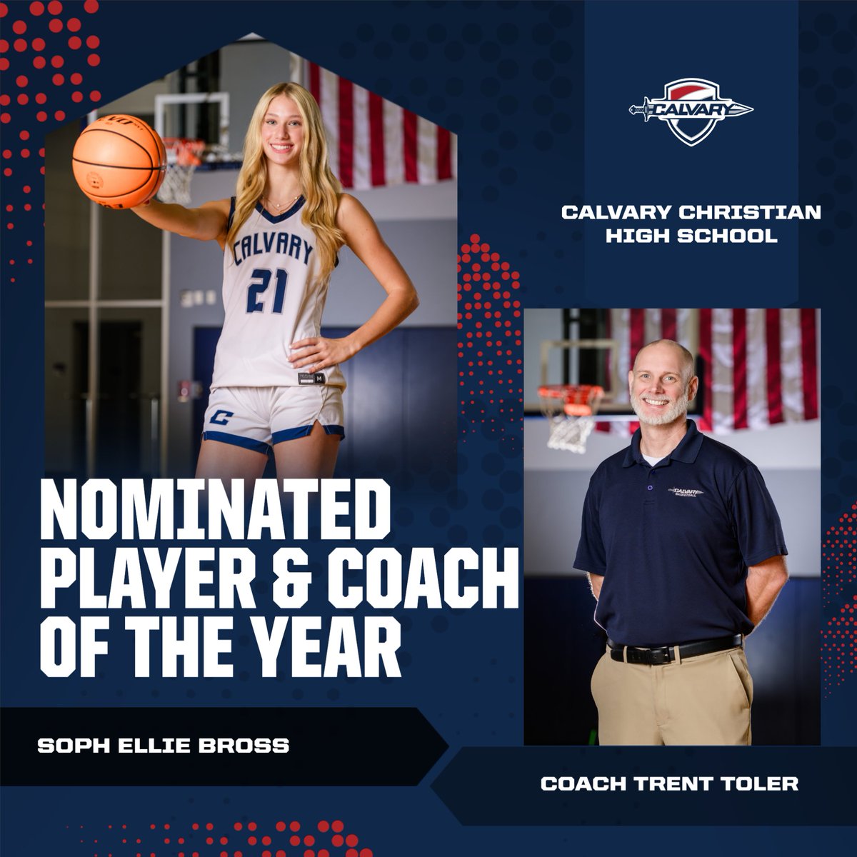 Calvary Christian WBB (@cchswbb) on Twitter photo IT'S TIME TO VOTE WARRIOR FANS
Coach Toler was nominated for Coach of the Year and So <a href="/elliebross/">Ellie Bross</a> was nominated for player of the year.
Congratulations on the nomination - go vote for them!
Coach:
si.com/high-school/fl…
Ellie:
si.com/high-school/fl…
<a href="/SportsCalvary/">Calvary Christian HS</a> IT'S TIME TO VOTE WARRIOR FANS
Coach Toler was nominated for Coach of the Year and So <a href="/elliebross/">Ellie Bross</a> was nominated for player of the year.
Congratulations on the nomination - go vote for them!
Coach:
si.com/high-school/fl…
Ellie:
si.com/high-school/fl…
<a href="/SportsCalvary/">Calvary Christian HS</a>