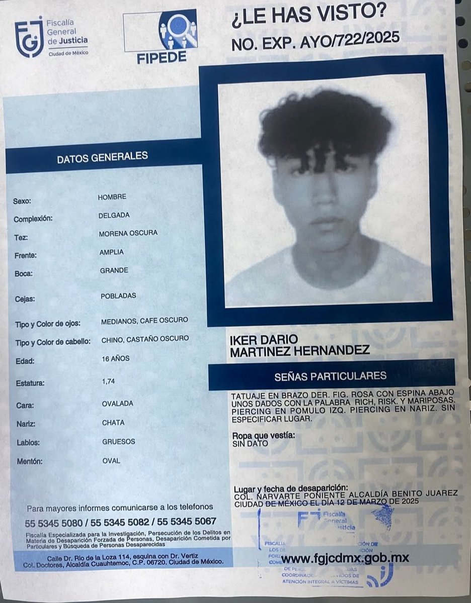 Arturo78's tweet photo. Ayuda @FiscaliaCDMX para encontrar a mi sobrino https://t.co/dnBI89H3vq