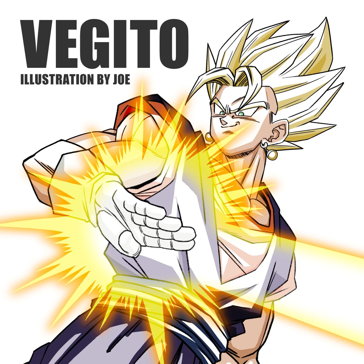 joe20220208's tweet photo. ドラゴンボールのベジット描きました。
ベジットは格好良いですね。 https://t.co/lB9uW1yAH2
