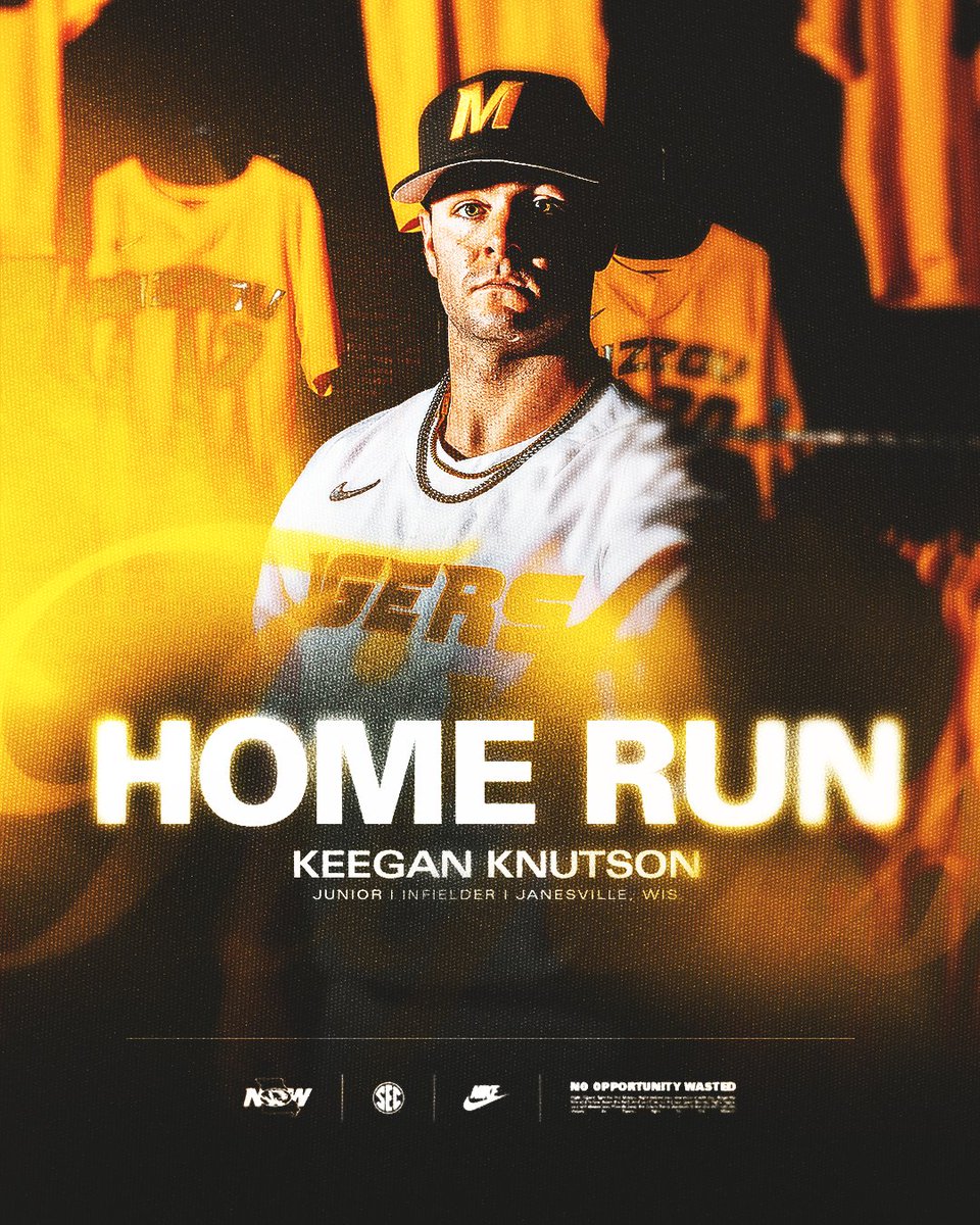 MizzouBaseball's tweet image. Twice as nice!💣💣 

Knutson goes deep to left for his second homer of the night!

LSU 7, #MIZ 5 | 🔼7⃣
#𝙈𝙞𝙯𝙯𝙤𝙪𝙉𝙊𝙒 | 🐯⚾️